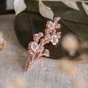 Cherry Blossom | Rose Gold Enamel Pin