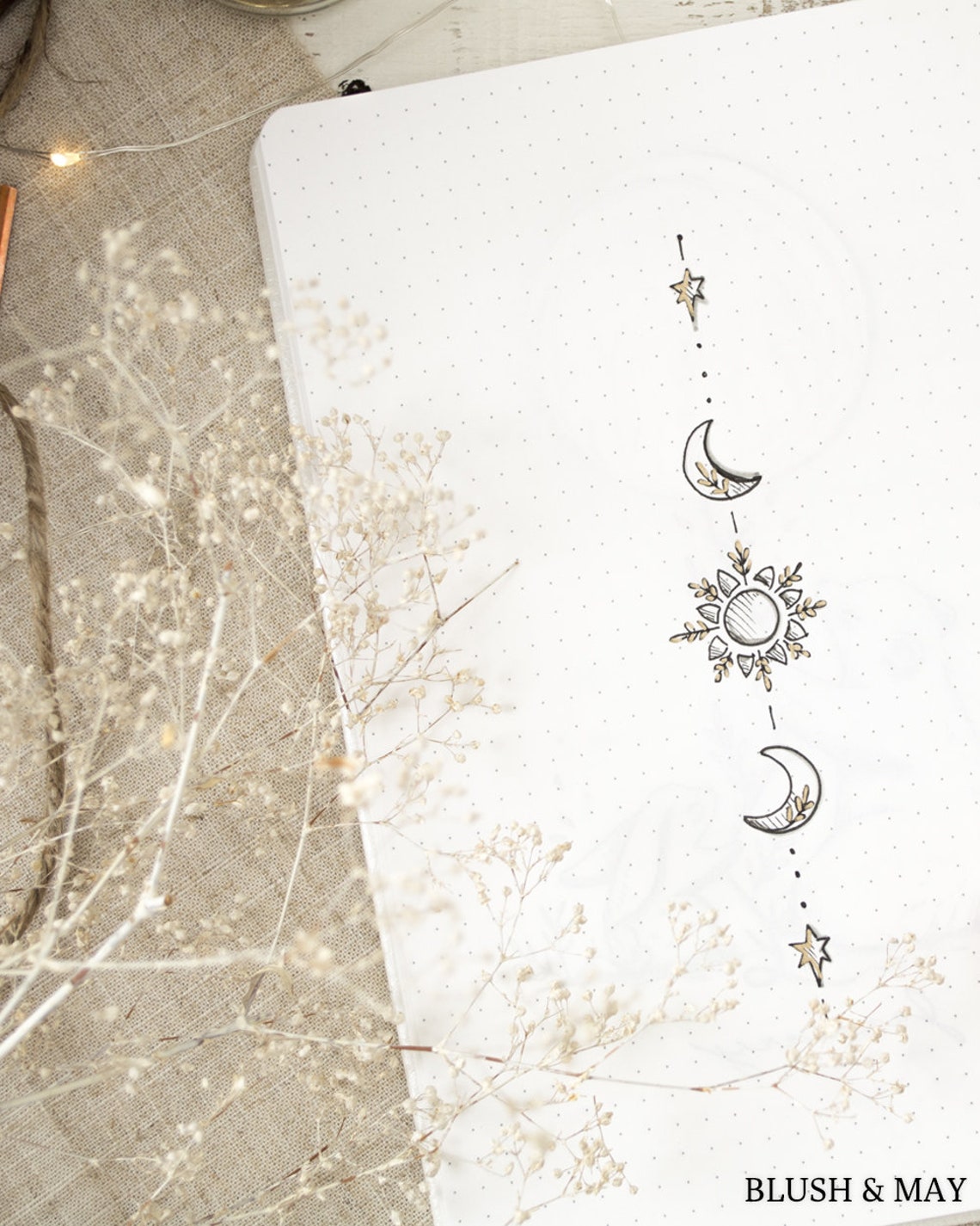 Full Blank January Setup Printable for Journal or Planner | Etsy