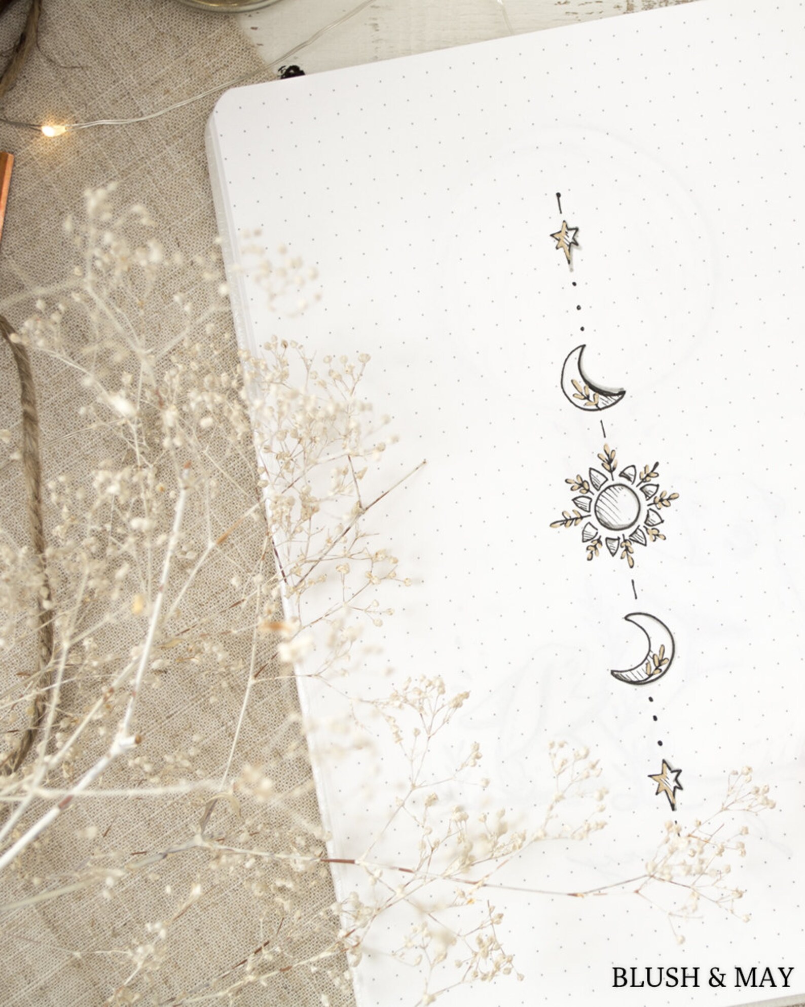 Full Blank January Setup Printable for Journal or Planner | Etsy