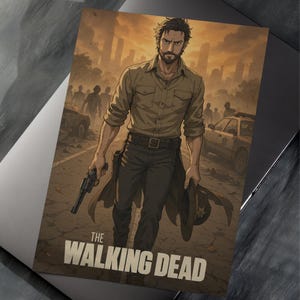 The Walking Dead Anime Poster