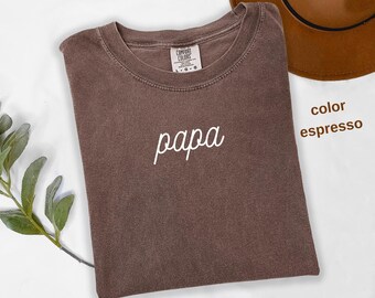 Comfort Colors® Papa Shirt, Father’s Day Shirt, Dad Appreciation Shirt, Best Dad Shirt, Papa T-Shirt, Gift for Dad, Father's Day Gift t823