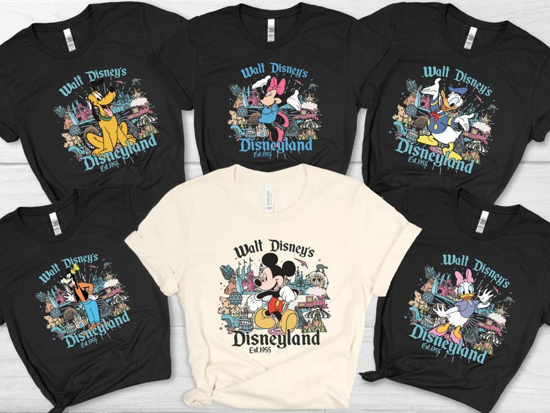 Disney Mickey And Friends shirt, Disneyworld Shirt, Disney Family Vacation T-Shirt, Disney Family Trip Shirt, Disneyland Vacation, d018 zdjęcie 1