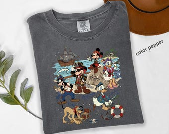 Comfort Colors®, Disney Cruise Squad Shirt, Mickey and Friends Cruise Tee, Disney Cruise Trip Shirt, Summer Shirt, Disney Vacation Tee a325