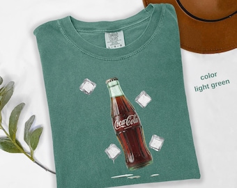 Comfort Colors®  Coca-Cola Bottle Shirt, Coca-Cola Logo T-shirt, Vintage Coke Gift Tee, Soda Lover, Funny Coke T-shirt  a312