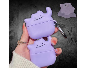 Ditto Airpod Case, Ghost Cartoon Airpod Pro 3 Case, Protective Case For Airpod 1 2 3 4 Pro 2, Gift For Her