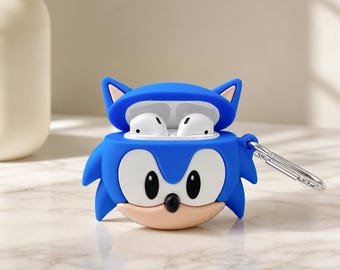 Hedgehog Airpod Case, Silicone Cartoon Protective Case, Airpod 4 Case, For Airpod 1 2 3 Pro 2, Gift For Him