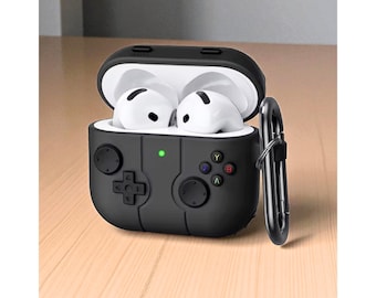 Gamepad Airpod Case, Game Lover Earphone Case, Silicone Case For Airpod 1 2 3 4 Pro 2, Game Gifts