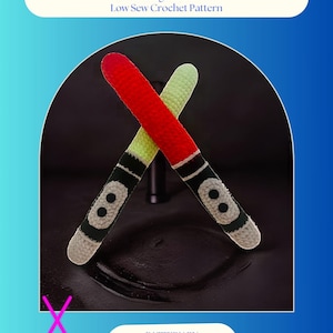 Laser Luke ljussabel virkmönster: Low Sew leksak (PDF-nedladdning)