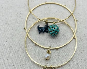Juicy Couture Vintage Bangle Bracelet Stack (set of 3) - Etsy display picture 1