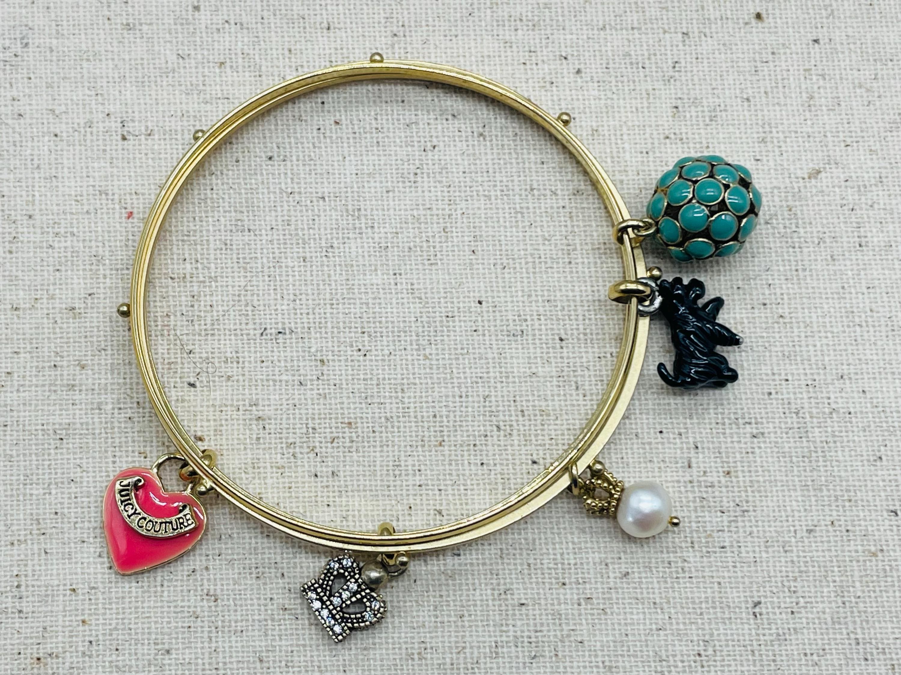 Juicy Couture Vintage Bangle Bracelet Stack (set of 3) - Etsy display picture 2