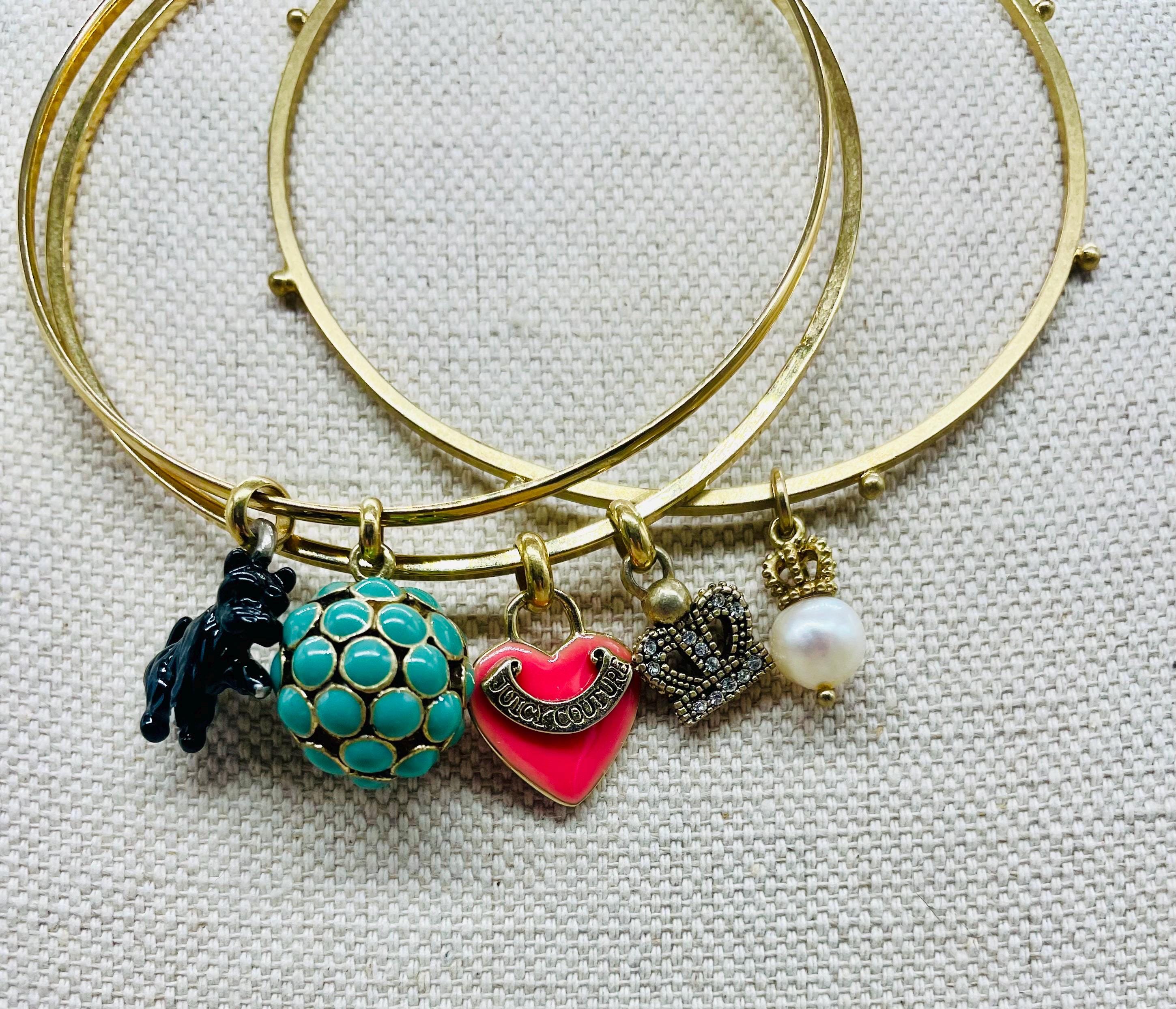 Juicy Couture Vintage Bangle Bracelet Stack (set of 3) - Etsy