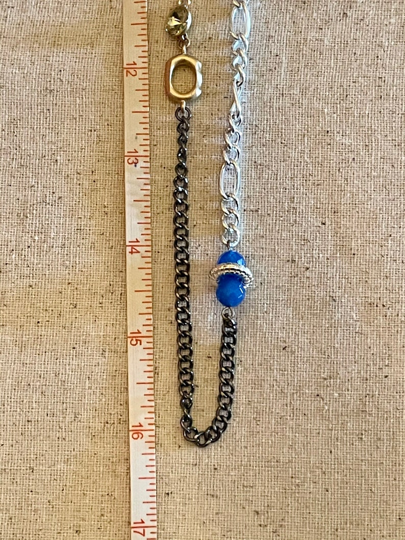 Convertible 32-16 layering talisman vintage charm necklace