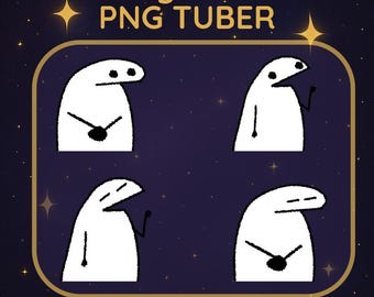 Puede incluir: Gráfico digital con cuatro memes de figuras de palo blancas en varias poses, sobre un fondo azul oscuro con un borde dorado y acentos de estrellas. El texto "Stick Figure Meme PNG TUBER" está en la parte superior.