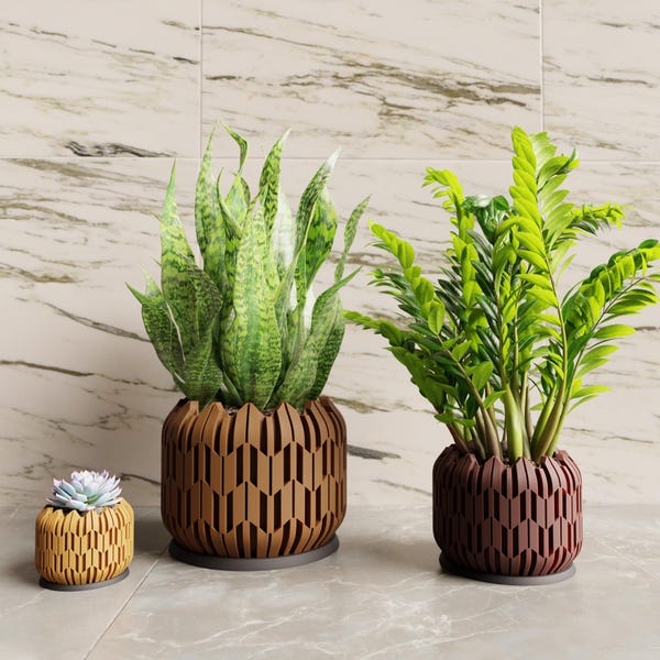 Yabane Japanese Planter: Personalized Colors, Modern Plant Pot