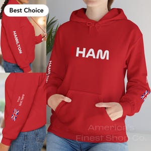 Hamilton hoodie, Ferrari hoodie, F1 fan hoodie, race hoodie, present for dad, Racing, F1 gift ideas, F1 sweatshirt, Formula 1 shirt, hoodie