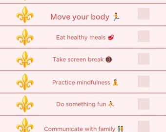 Daily Routine & Checklist | Printable Self-Care Tracker Daily Routine Planner | Digital Checklist for Productivity Morning to Night Daily