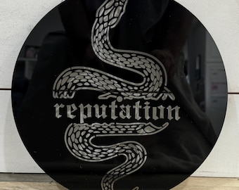 Reputation Acrylic Laser Cut Out Art