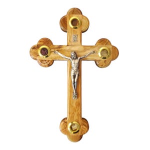Olive Wood Cross from the Holy Land