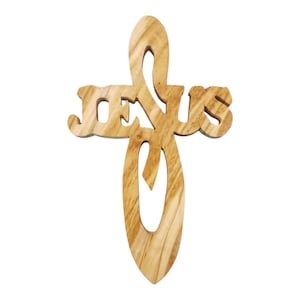 Olive Wood Cross from the Holy Land