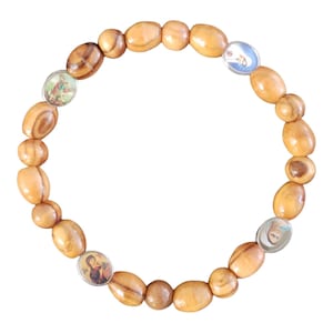 Olive Wood Bracelet from the Holy Land