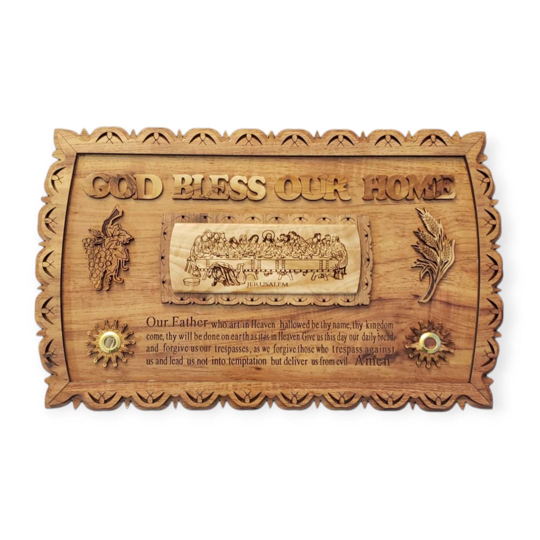 Last Supper Plaque From the Holy Land - Etsy