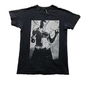 Tupac Shakur Metupacts008 T-Shirt, Nero, M Uomo