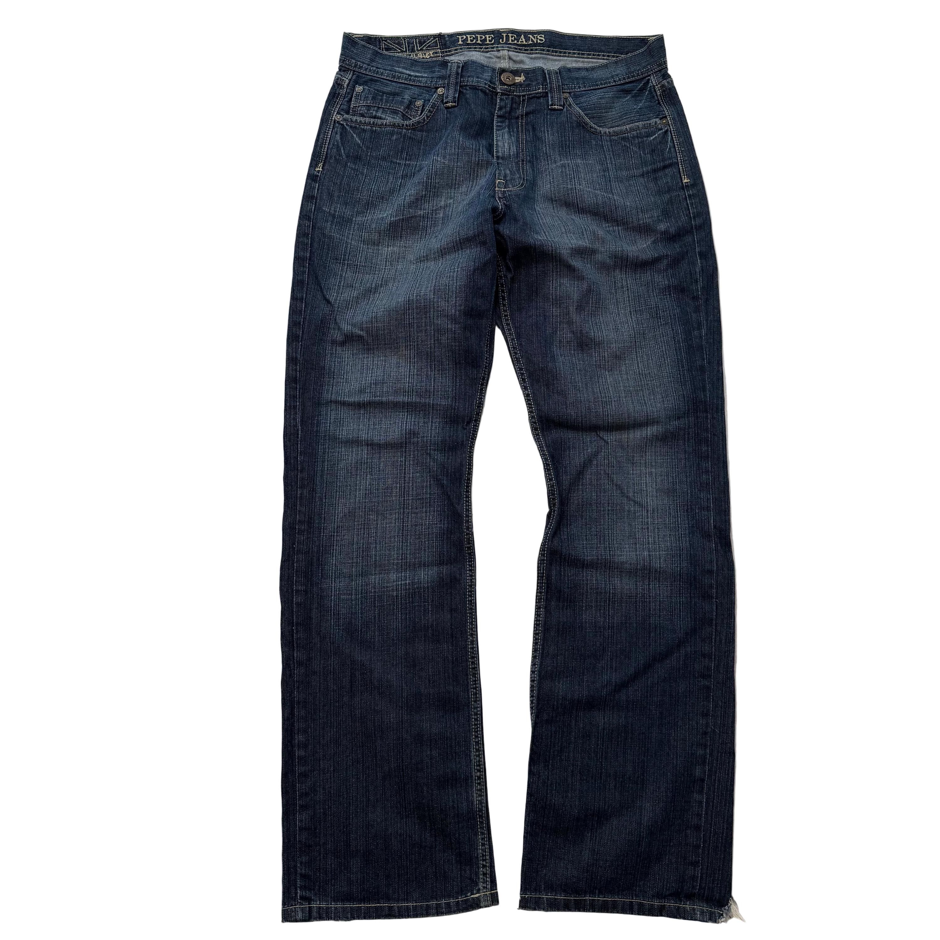Pepe Jeans Jean Homme Fuselé Taille Régulière – Rinçage Foncé Power Stretch, Confort & Style Intemporel