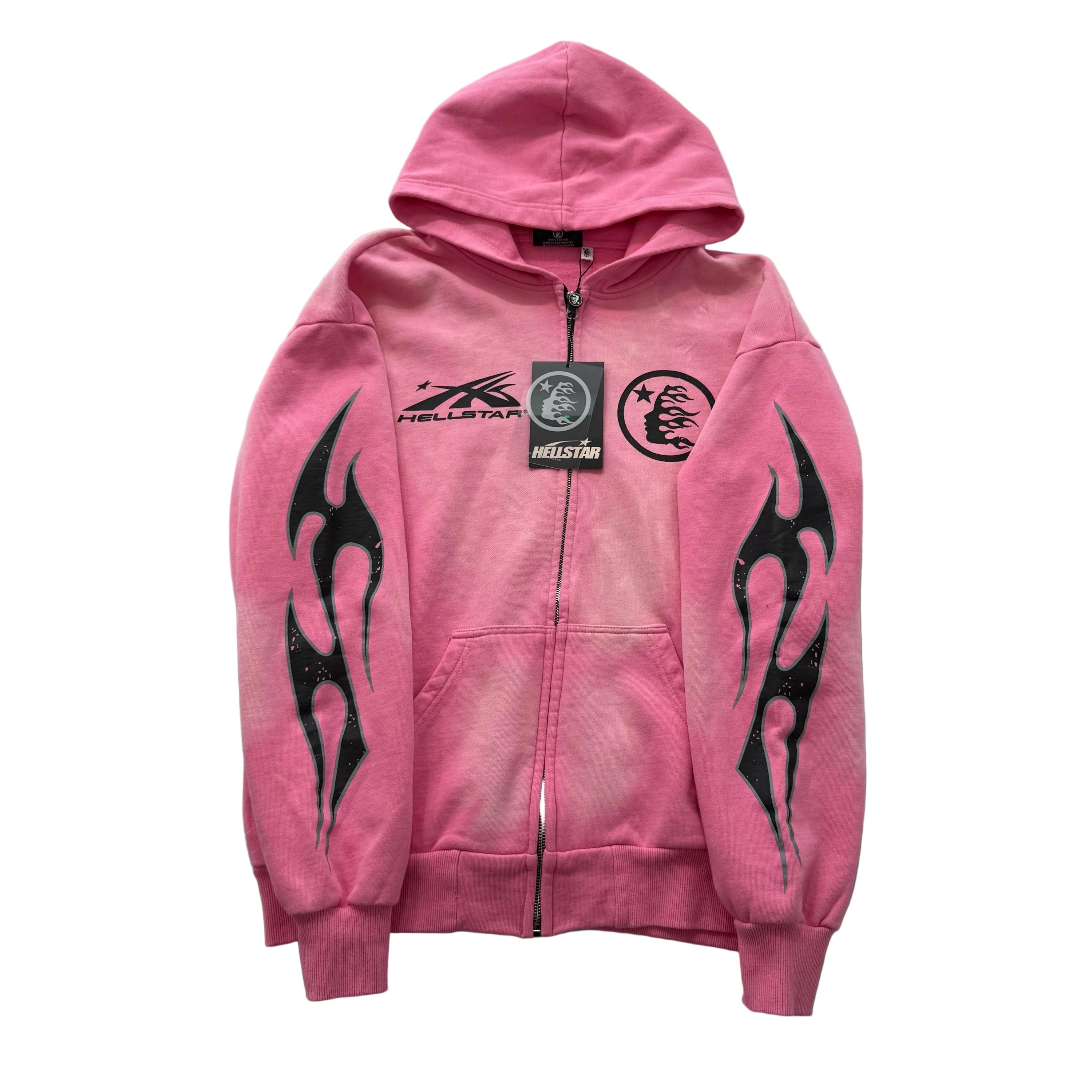 Hellstar Hoodie Pink - Etsy