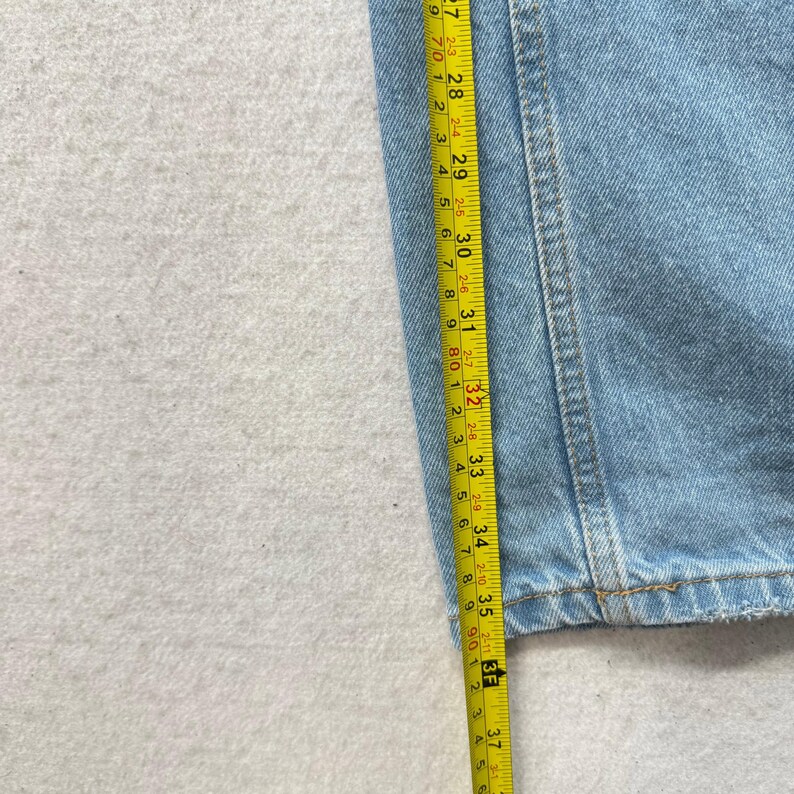 BDG Urban Outfitters Dam Blå Denim Skater Baggy Distressed Jeans Storlek 25 bild 4