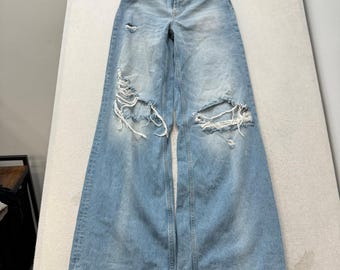Pantalones vaqueros holgados de mezclilla azul estilo skater para mujer de BDG Urban Outfitters, talla 25.