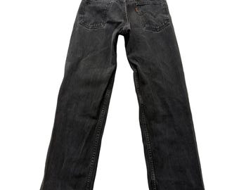 Vtg 80s 90s Guess Jeans Black 31 x 30 Made In USA Style 39106 30