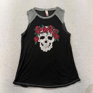 Skull Tank Top Y2k - Etsy