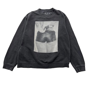 Friends United Network Urban Outfitter Men Black Sweatshirt Revolver Girl Size M image 1