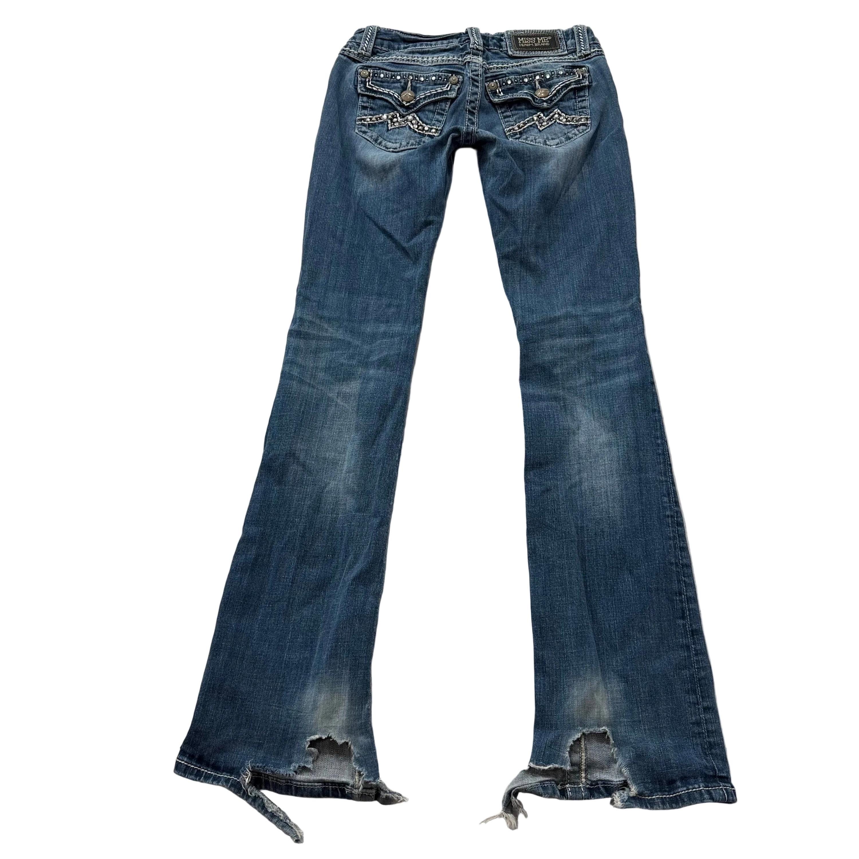 Miss me ヴィンテージ ビジューブーツカットデニム size25 Vintage Miss Me Jeans - Etsy Canada