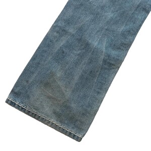 Rare True Religion Super T Ricky Men's Blue Straight Jeans Made In USA Size 38 image 4
