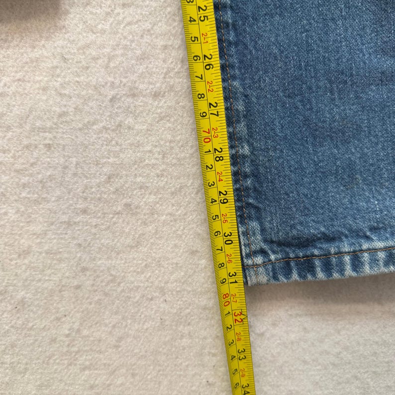 Wrangler 36MWZ Men's Medium Blue Cowboy Cut Denim Jeans Western Slim Fit Size 36 image 5