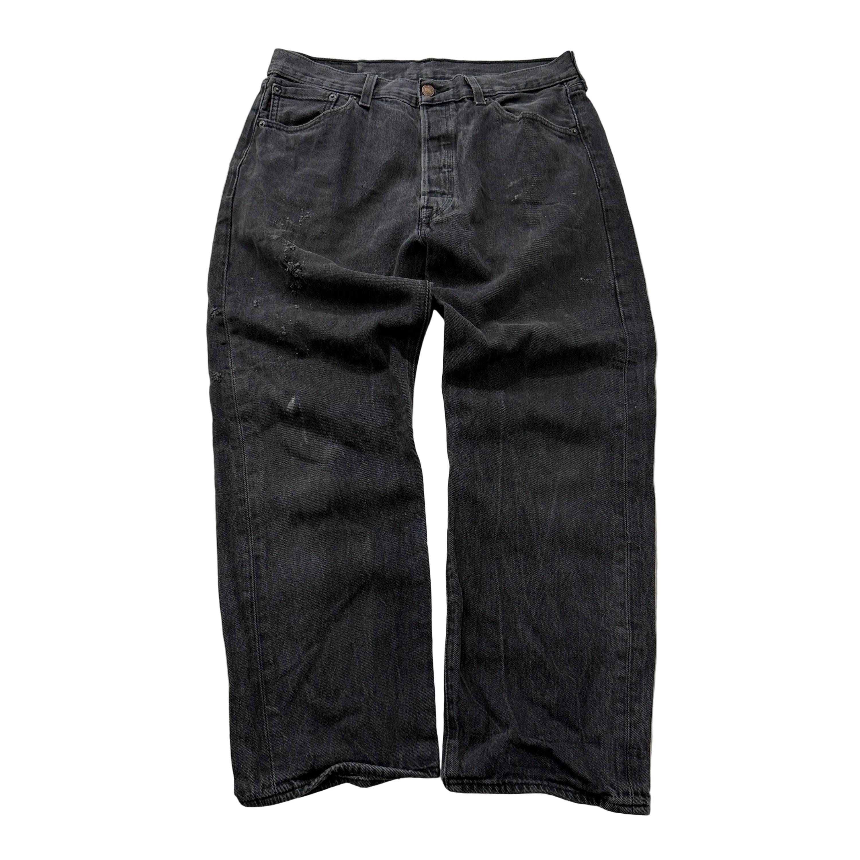 Vintage Black Levi 501 36 - Etsy