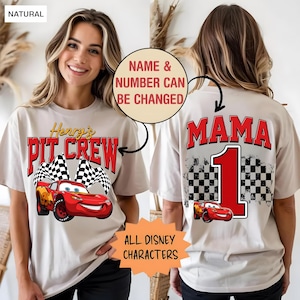 mcqueen birthday, pit crew shirt, disneyland shirt, disney trip shirt, Comfort Colors, cars birthday shirt, custom birthday gift, birthday family tee, racing car birthday, custom disney shirt, birthday boy shirt, kids birthday shirt, disneyworld shirt