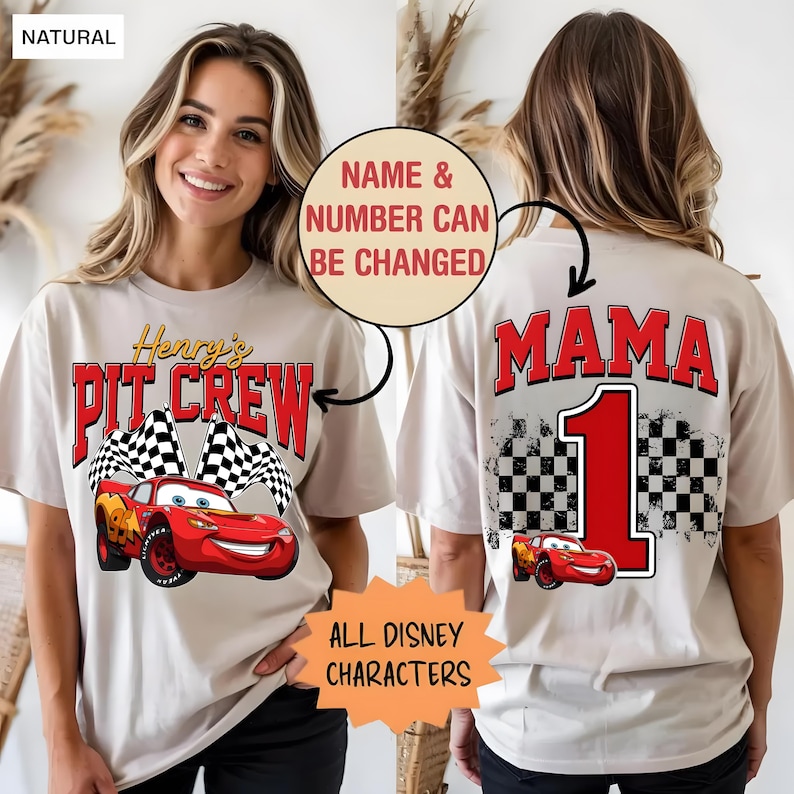 mcqueen birthday, pit crew shirt, disneyland shirt, disney trip shirt, Comfort Colors, cars birthday shirt, custom birthday gift, birthday family tee, racing car birthday, custom disney shirt, birthday boy shirt, kids birthday shirt, disneyworld shirt