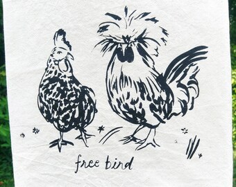 Free Bird Flour Sack Towel
