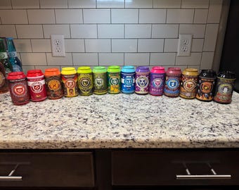 Black Ops Soda Cans - Full Set (14 Cans)