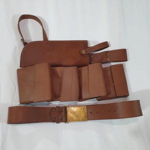 Death Watch Mandalorian Belt with 4 Pouches & Holster – Star Wars Armor Cosplay Costume Accessory