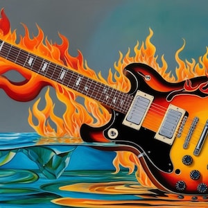 Fire and Water Guitar