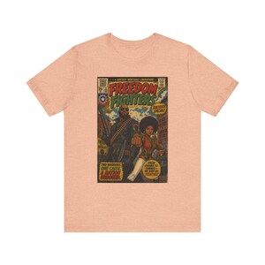 Juneteenth 2026 Freedom Fighters comic T-Shirt | Retro superhero Black Pride Power graphic tee image 9