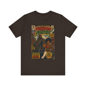 Juneteenth 2026 Freedom Fighters comic T-Shirt | Retro superhero Black Pride Power graphic tee image 7