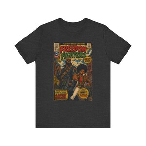 Juneteenth 2026 Freedom Fighters comic T-Shirt | Retro superhero Black Pride Power graphic tee image 14