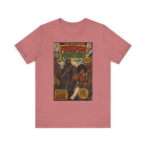 Juneteenth 2026 Freedom Fighters comic T-Shirt | Retro superhero Black Pride Power graphic tee image 6