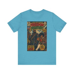 Juneteenth 2026 Freedom Fighters comic T-Shirt | Retro superhero Black Pride Power graphic tee image 15