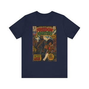 Juneteenth 2026 Freedom Fighters comic T-Shirt | Retro superhero Black Pride Power graphic tee image 16