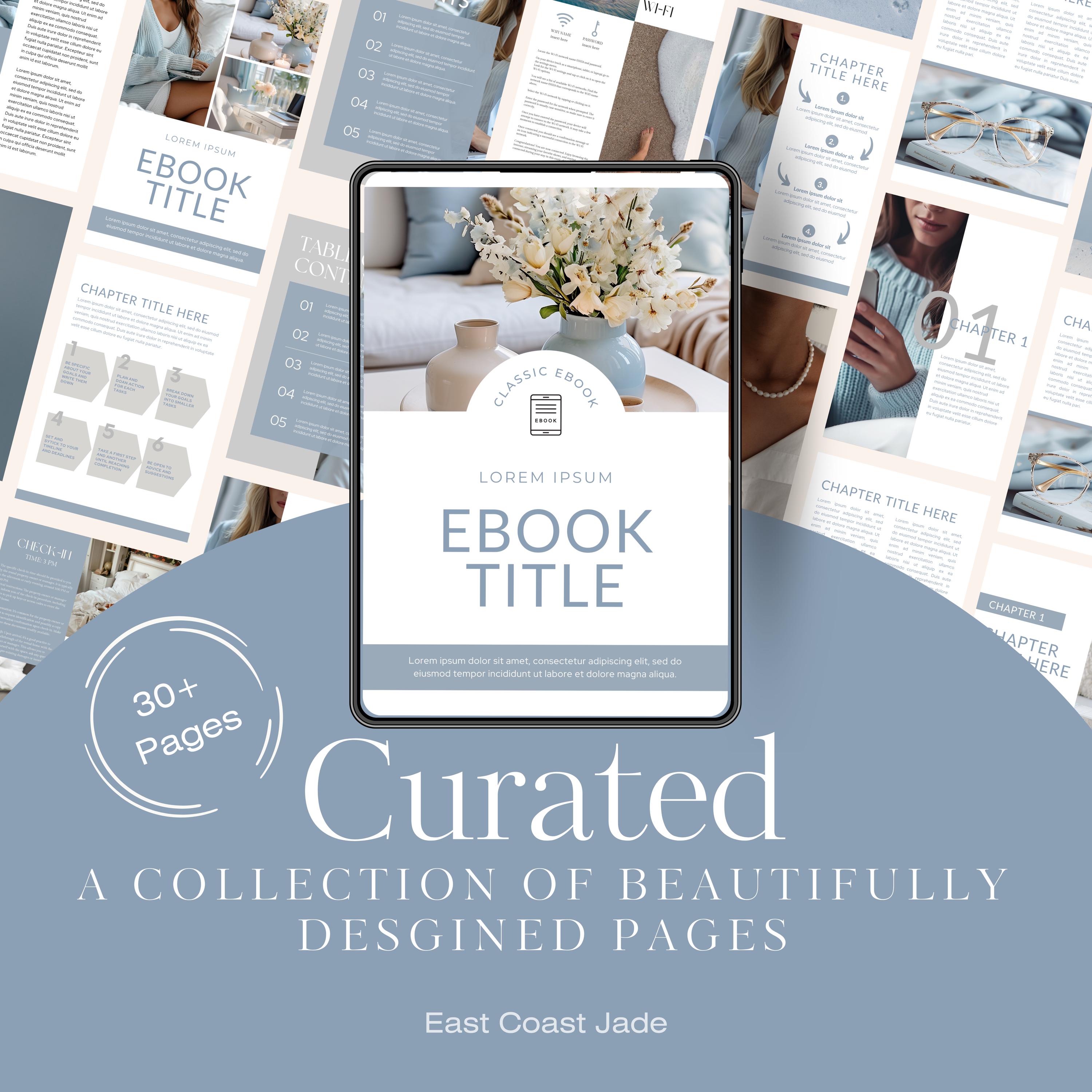 Editable Ebook Template | Canva Workbook, Lead Magnet | Business Ebook ...